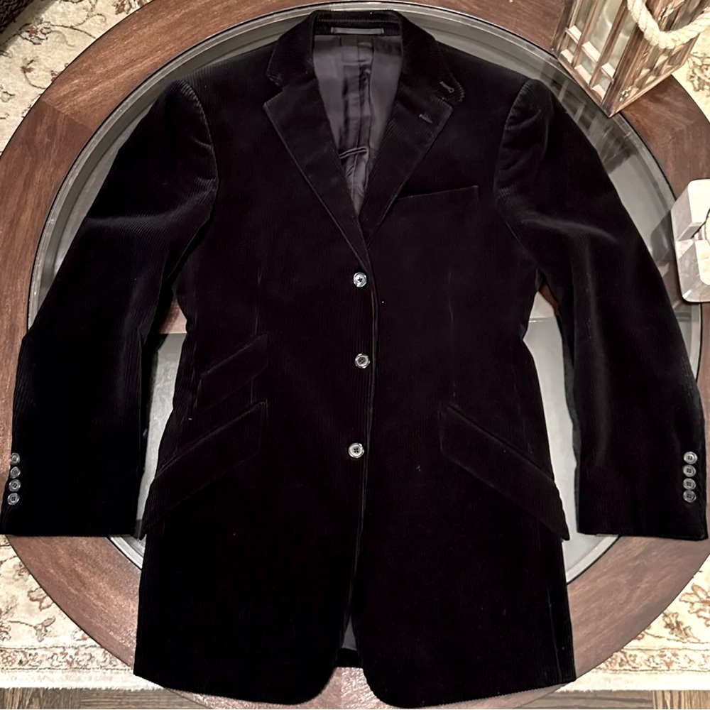 Ralph Lauren Purple Label Size 40R Sport Coat Jacket Custom Fit Made In Italy